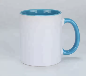 Tazas de Cerámica de 11 oz de la Mejor Calidad, Coloridas por Dentro y por Fuera, en Oferta, Sin Caja - Product Image 1