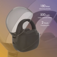 Écouteurs sans fil à conduction aérienne OWS à affichage LED de la batterie, étanches, pour le sport