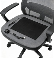 Tapis chauffant en graphène grande taille, alimenté par USB/CC, flexible, taille personnalisée, tension et température réglables, pour siège de voiture et dossier chauffant