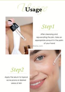 OEM Wholesale Skin Care Anti Acne Serum Effective Mild Fruit Acid Acne Treatment <b>Face</b> Serum 30ML Serum for Acne Skin - Product Image 5