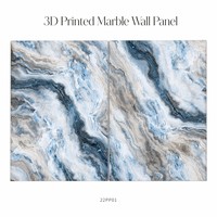 Panneau mural SPC 3D haute brillance ignifuge et étanche à motif marbre pour la décoration des halls d'hôtel, alternative au marbre AU FR