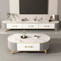Meuble TV mural moderne en bois de luxe, table basse de salon, vente en gros, offre spéciale