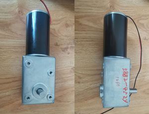 เกียร์ DC12V แรงบิด24โวลต์มอเตอร์โลหะเทอร์โบหนอนเกียร์ถอยหลังความเร็วต่ำ250kg .cm Self-Lock หนอนมอเตอร์เกียร์ DC - Product Image 6