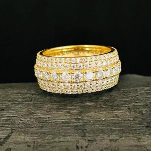 แหวนแต่งงานเพชรเม็ดใหญ่สีทอง14K - Product Image 2