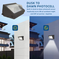 Lumière murale LED extérieure MIC 25W 50W 75W pour la sécurité des bâtiments, étanche IP65, lampe murale extérieure, ETL DLC