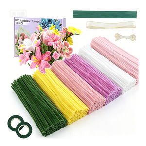 Colorful DIY <b>Craft</b> Kit Soft Chenille Fuzzy <b>Wire</b> for Art Projects Educational Decoration and Creative Fuzzy <b>Wire</b> Flower Making - Product Image 5
