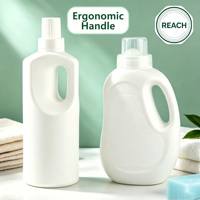 Bouteilles en plastique HDPE blanches durables de 1200 ml (40 oz) pour lessive, avec poignée