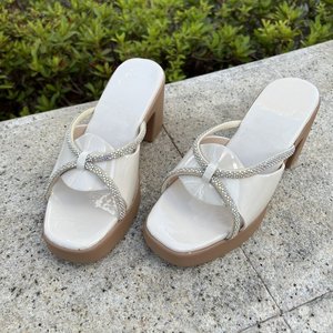 Zapatillas <span class=keywords><strong>de</strong></span> Casa <span class=keywords><strong>de</strong></span> otoño para mujer, piel <span class=keywords><strong>de</strong></span> oveja, punto, Boca <span class=keywords><strong>de</strong></span> <span class=keywords><strong>pescado</strong></span>, Peep Toe, patrón <span class=keywords><strong>de</strong></span> leopardo, <span class=keywords><strong>chanclas</strong></span> decorativas con lazo ajustable - Product Image 5