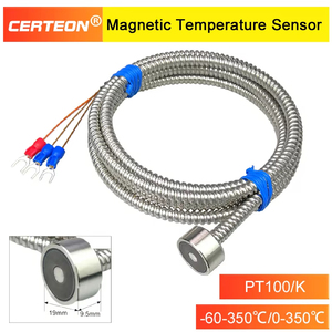 Hoge temperatuur <span class=keywords><strong>PT100</strong></span> <span class=keywords><strong>RTD</strong></span> sensor met K type thermokoppel en metalen slang voor kolenoven - Product Image 2
