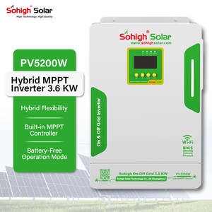Onduleur hybride hors réseau <span class=keywords><strong>Sohigh</strong></span> Solar PV5200W 3.6KW MPPT, haute efficacité 97%, onde sinusoïdale pure, sortie unique 220VAC, entrée 50/60Hz - Product Image 3