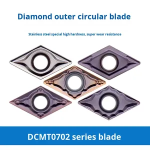 Cuchilla de Torneado Interna de Diamante para Acero Inoxidable DCMT070204-<span class=keywords><strong>HMP</strong></span> HQ DCMT070202-MV KM3325 China - Product Image 3