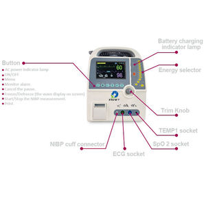 Défibrillateur externe automatisé (DEA) portable à bas prix <span class=keywords><strong>EUR</strong></span> VET, moniteur de défibrillateur vétérinaire, équipement vétérinaire - Product Image 4
