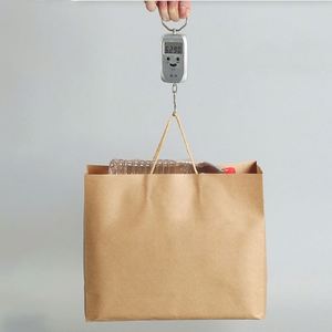 Sacs shopping en papier kraft de haute qualité imprimés sur mesure avec poignées pour les promotions - Product Image 3