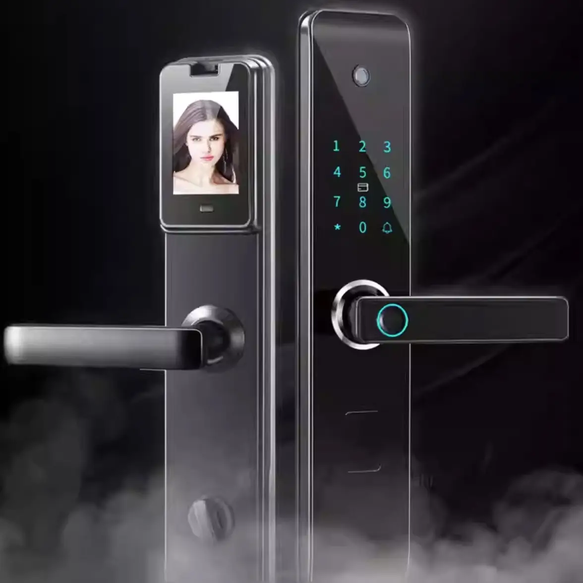 UMEDO nuova vendita impermeabile elettrico digitale porta spioncino serratura della fotocamera Wifi APP Fingerprint Smart Lock