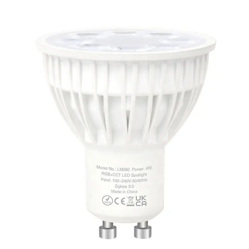 Spot lumineux de fête d'anniversaire, ampoules de contrôle de l'application Tuya Smart Life GU10 à couleur changeante, nouveaux projecteurs LED 30 degrés 2700-6500K