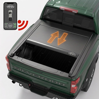 VEWU Couvre-caisse rigide robuste de 300 kg pour Chevrolet Silverado 1500, couvre-caisse de pick-up électrique en aluminium pour benne de 5,8 pi et 6,6 pi