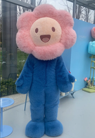 Mascotte de costume ignifuge testée pour la sécurité, idéale pour les cérémonies d'inauguration, avec service de personnalisation des tailles