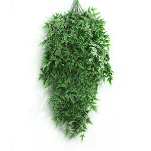 Artificial Nandina Domestica <b>Plastic</b> Green Plant High Simulation Wedding Decoration Indoor Outdoor Use - Product Image 5