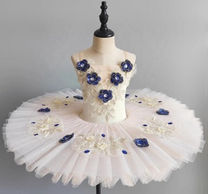 Tutú de Ballet Profesional para Niñas, Tutú Ligero Amarillo Tipo Pancake, Vestido de Fiesta de Bailarina, <span class=keywords><strong>Disfraz</strong></span> de Danza de Ballet para Mujeres Adultas, Niñas y Niños - Product Image 2