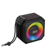 BKK Haut-parleur sans fil portable pour camping, avec lumières colorées, étanche et anti-poussière, mini enceinte musicale TF, vente chaude