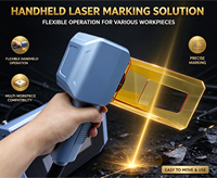 Mini Marqueur Laser à Fibre Portatif, Système de Balayage Bidimensionnel, Machine de Marquage de Précision pour Métaux et Plastiques