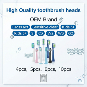 OEM Brand Electric Toothbrush Head Replacement <b>Teeth</b> <b>Whitening</b> Compatible Toothbrushes With Official Chip Function - Product Image 1