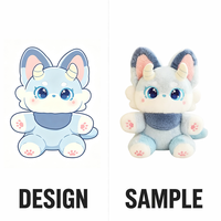 Boneka Hewan Bulu Lembut Custom, Menerima Desain Seni & Sketsa Kustom