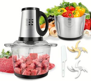 Multi-functional Household Small Electric Meat <b>Grinder</b> Stainless Steel Housing 2.1-3L Capacity 400W Power Energy Efficient Class - Product Image 1