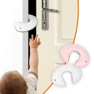 Probebi SD045 Soft Silicone Baby <strong>Door</strong> Pinch Guard Child Safety <strong>Door</strong> Stopper for <strong>Finger</strong> Protection, Baby-Proofing <strong>Door</strong> Clip - Product Image 2