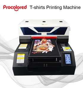 Procolored Dtg Printer A3 T-shirt Printer Fabrikant Voor Textiel Canvas Tas T-shirt Afdrukken