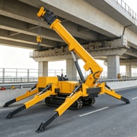 Grue araignée articulée de 3 tonnes, grue de levage compacte pour opérations en espace confiné