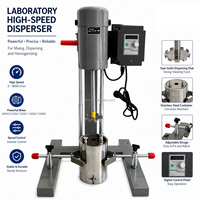 Petite machine de dispersion à grande vitesse pour laboratoire, levage hydraulique, SUS304, pour la production de peintures, d'encres, de cosmétiques et de produits chimiques