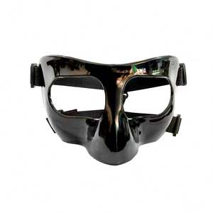 Protector Nasal Deportivo para Casco, Máscara de Baloncesto, Protector Facial, Máscara Protectora con Correa Elástica Ajustable, Ligero, de Acero Inoxidable - Product Image 2