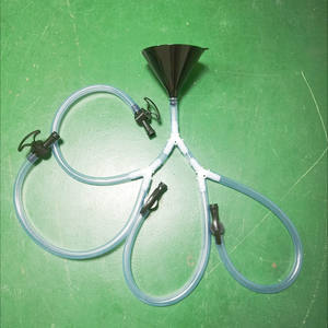 משפך שתייה באיכות גבוהה כלים משקה מפלגה פופולרי 4 צינור בירה פלסטיק - Product Image 6