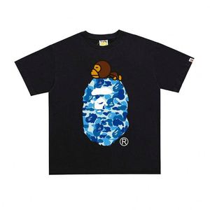 2025 Version Haute Qualité 1:1 Imprimé Lettres pour Hommes Bapees, T-shirt en Coton 100% Écologique et Respirant, Tendance Designer - Product Image 1