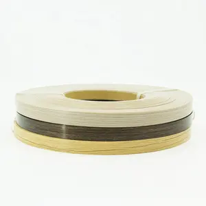 Hot Sale Woodgrain Pvc Edge Bansing Edging Trims For Furniture Bedroom Cabinet