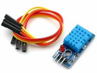 Module de capteur de température et d'humidité DHT11, capteur numérique de température et d'humidité 3.3V-5V avec fils Dupont