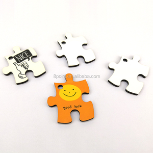 Pièce de <span class=keywords><strong>puzzle</strong></span> imprimée personnalisée <span class=keywords><strong>porte</strong></span>-clés en <span class=keywords><strong>bois</strong></span> ébauches de sublimation à un prix - Product Image 6