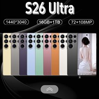 Oferta S26 Ultra 2026, Teléfono Inteligente de 6.9 Pulgadas, 5G, 16GB+1TB, Cámara de 108MP, Chip de 10 Núcleos, Android 15, Doble SIM, Venta Directa de Fábrica