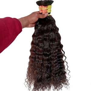 Extensions de cheveux indiens Remy double trame de haute qualité pour tissage, pointes épaisses et aspect premium à prix de gros - Product Image 1