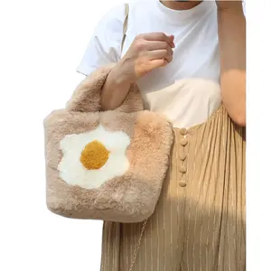 custom luxury bags women handbags ladies 2024 kids handbags plush cosmetic bag