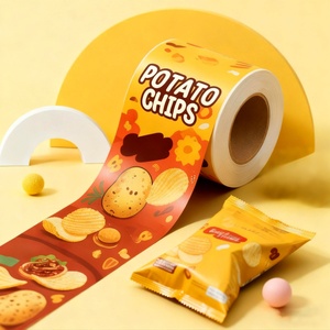 Custom Printed UV Mylar Aluminum Foil Ziplock Bag for Potato Chips Dried Fruit Snack Stand up Food <b>Plastic</b> <b>Packaging</b> - Product Image 1