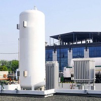 Réservoir cryogénique 15 M3 Réservoir Co2 Réservoirs d'oxygène cryogéniques liquides Prix