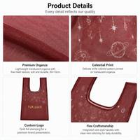 Sac fourre-tout personnalisé en organza 10x30cm, sac en organza avec ruban, sac cadeau pour bijoux, sacs en organza avec logo, OEM en gros