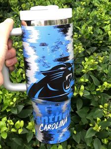 Benutzer definierte 40 Unzen Edelstahl Detroit Lion Becher Fußball Team Lions Cups mit Griff - Product Image 2
