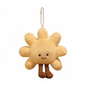 Low MOQ <b>Custom</b> Plush Toy <b>Keychain</b> Donut & Doll Animal <b>Custom</b> Plush Keychains Unique and Versatile Accessories - Product Image 2
