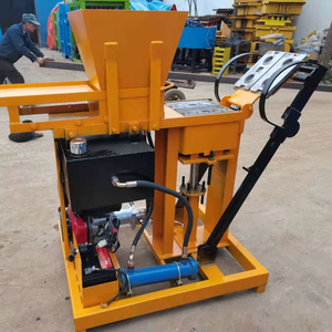 Máquina Eléctrica de ladrillos de suelo entrelazado, fabricación de bloques de arcilla, máquina de fabricación de bloques para ladrillos de <span class=keywords><strong>barro</strong></span> - Product Image 1