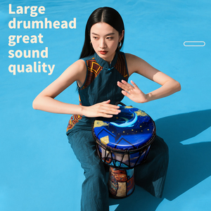 Tamburo africano in PVC da 10 pollici-modelli personalizzati disponibili per i piccoli batteristi - Product Image 4