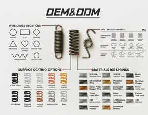 Sal Spray teste até 960h Bobina De Aço Molas De Extensão De Compressão Tensão Torsão Pequena Mola De Bobina - Product Image 3