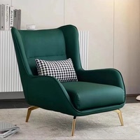 Chaise de salon moderne minimaliste de luxe nordique de haute qualité, réglable, avec pieds en métal et dossier solide, en vente chaude